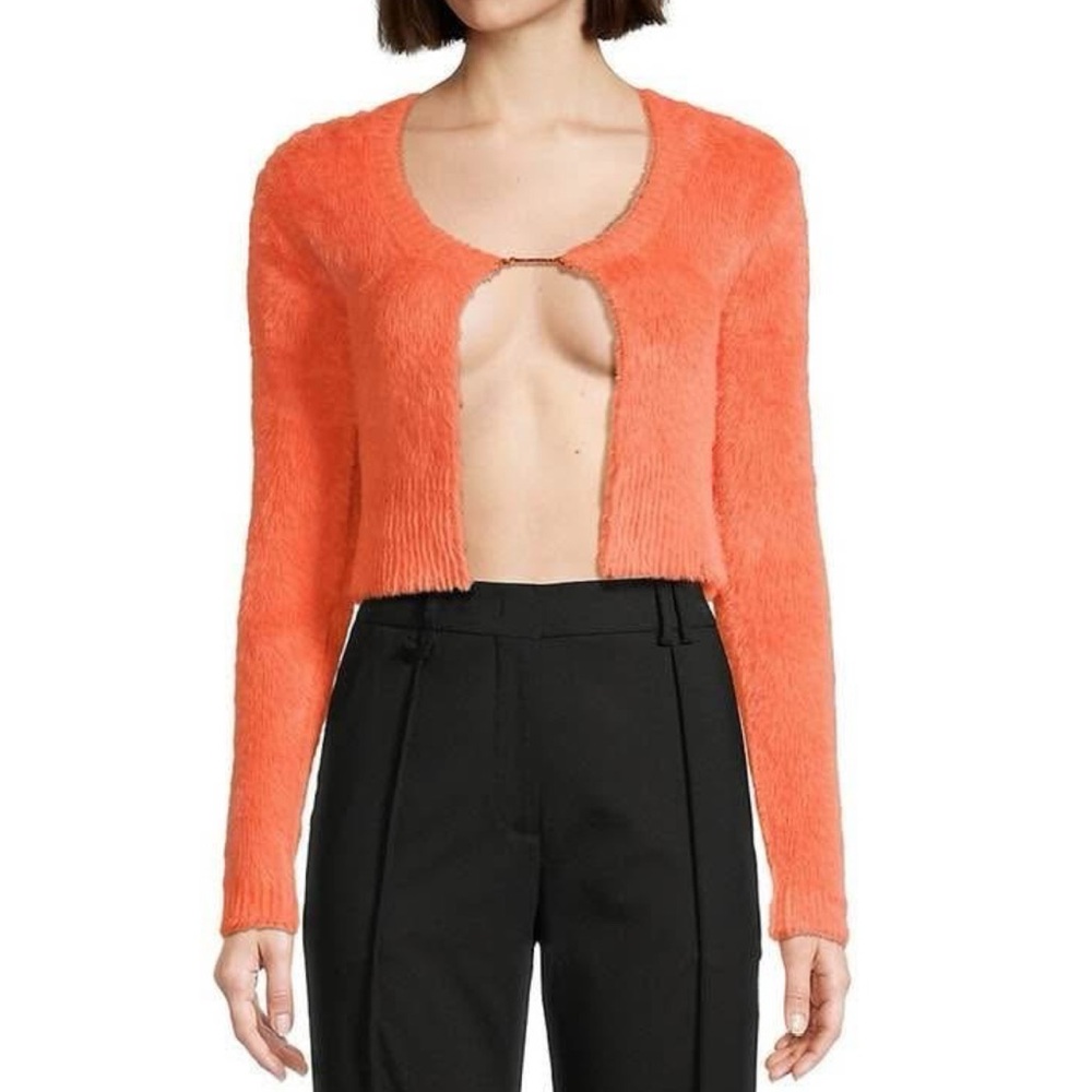 Jacquemus Orange 'La Maille Neve Manches Longues'